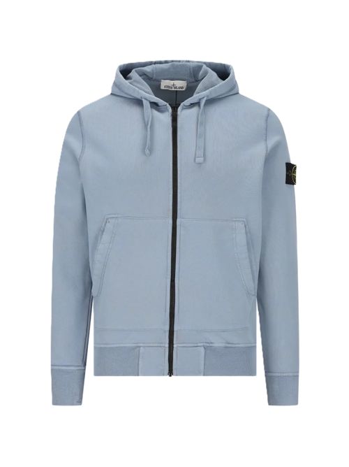 Stone IslandFelpa in cotone con zip e cappuccio Stone Island | L1S156100061S0051V0024